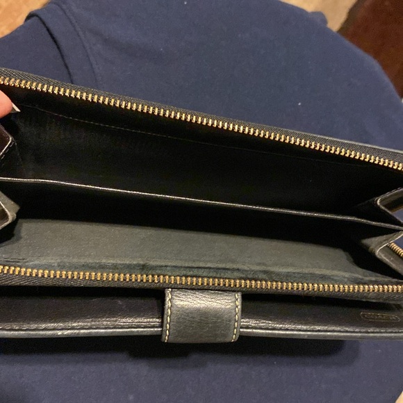 Coach Signature Stripe Wallet - Picture 7 of 10